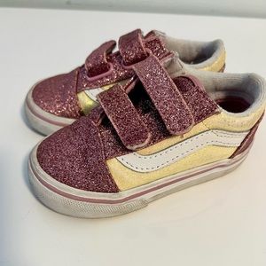 Toddler Vans Shoes Glitter - Size 6